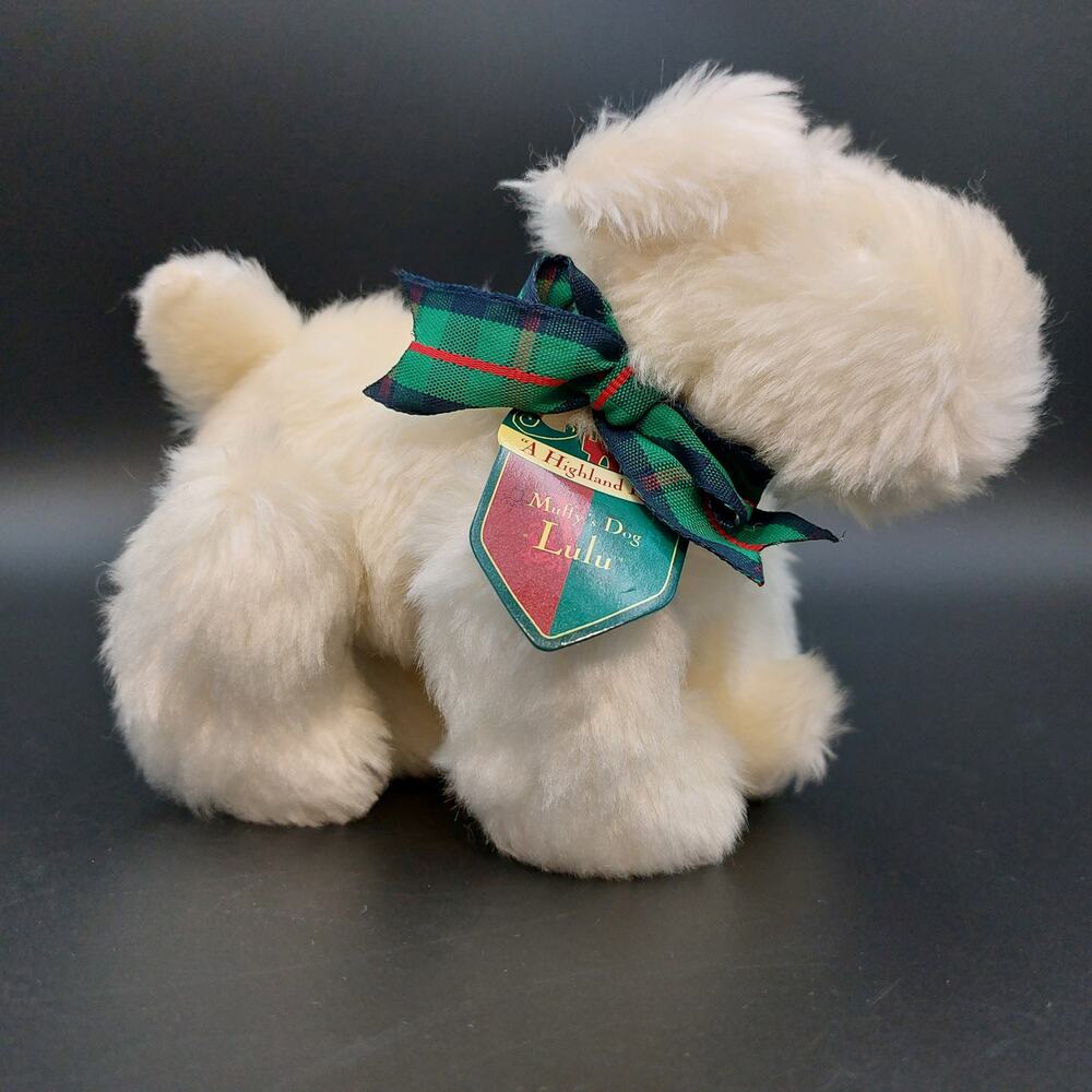 Vintage 1993 Muffy Vanderbear LULU Dog Plush Highland Fling Scottie Toy Tagged